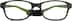 Kids’ Flexible Rectangle Glasses 2021721 in Black