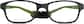 Front view of Kids’ Flexible Rectangle Glasses 2021721 in Black thumbnail