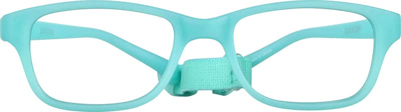 Turquoise Kids’ Flexible Rectangle Glasses