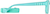 Side view of Kids’ Flexible Rectangle Glasses 2021724 in Turquoise thumbnail