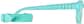 Side view of Kids’ Flexible Rectangle Glasses 2021724 in Turquoise thumbnail