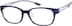 Rectangle Glasses 2022016 in Navy