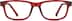 Kids’ Rectangle Glasses 2022118 in Red