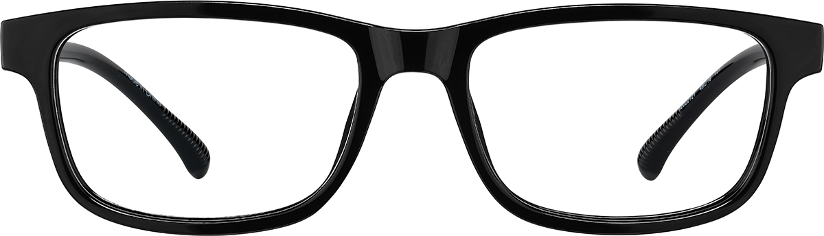 Black Kids’ Rectangle Glasses