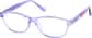 Angle view of Kids’ Oval Glasses 2022317 in Purple thumbnail
