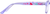 Side view of Kids’ Cat-Eye Glasses 2022317 in Purple thumbnail