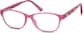 Angle view of Kids’ Oval Glasses 2022319 in Pink thumbnail