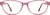Front view of Kids’ Cat-Eye Glasses 2022319 in Pink thumbnail