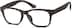 Rectangle Glasses 2022815 in Brown