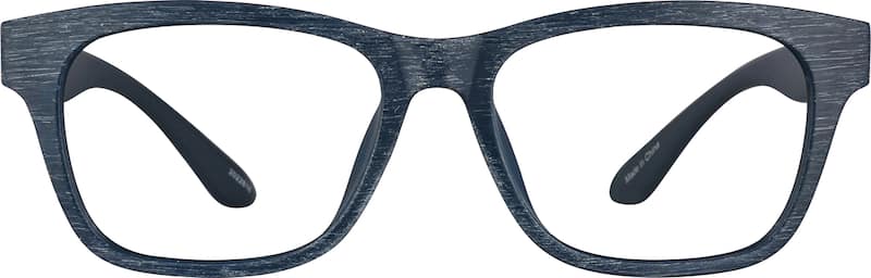 Denim Rectangle Glasses
