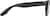 Side view of Rectangle Glasses 2022821 in Black thumbnail