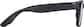 Side view of Rectangle Glasses 2022821 in Black thumbnail