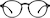 Front view of Round Glasses 2022921 in Black thumbnail