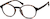 Angle view of Round Glasses 2022925 in Tortoiseshell thumbnail