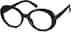 Oval Glasses 2023021 in Black