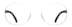 Oval Glasses 2023021 in Black