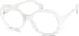 Oval Glasses 2023030 in White