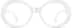 Oval Glasses 2023030 in White
