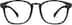 Square Glasses 2023121 in Black