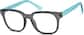 Angle view of Square Glasses 2023212 in Gray thumbnail