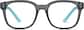 Front view of Square Glasses 2023212 in Gray thumbnail