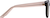 Side view of Square Glasses 2023215 in Brown thumbnail
