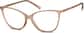 Angle view of Cat-Eye Glasses 2023415 in Cream thumbnail