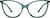 Front view of Cat-Eye Glasses 2023416 in Green thumbnail