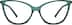 Cat-Eye Glasses 2023416 in Green