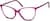 Angle view of Cat-Eye Glasses 2023418 in Pink thumbnail