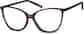 Angle view of Cat-Eye Glasses 2023425 in Tortoiseshell thumbnail