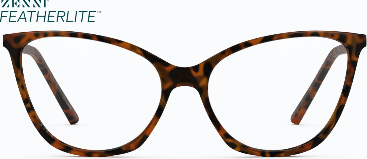 Front view of Cat-Eye Glasses 2023425 in Tortoiseshell thumbnail
