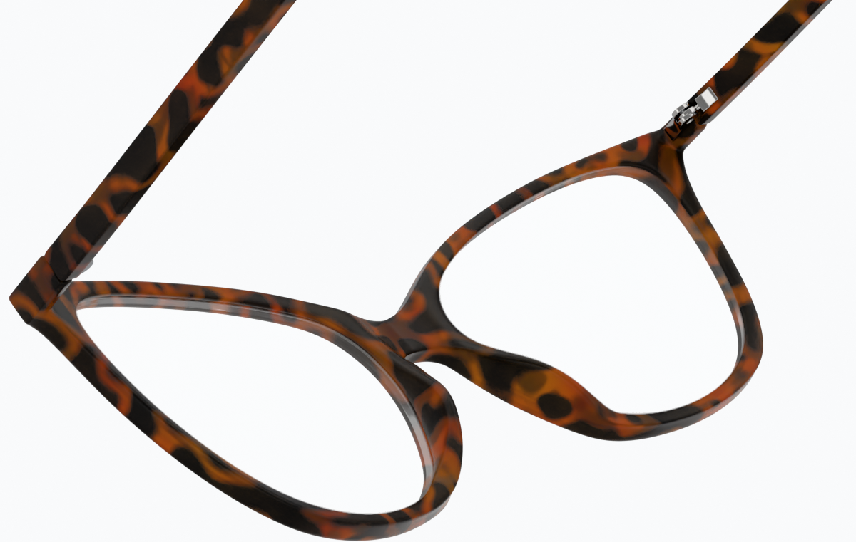 See-through view of Cat-Eye Glasses 2023425 in Tortoiseshell thumbnail
