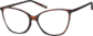Angle view of Cat-Eye Glasses 2023425 in Tortoiseshell thumbnail