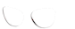Angle view of Cat-Eye Glasses 2023425 in Tortoiseshell thumbnail