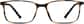 Front view of Rectangle Glasses 2023525 in Tortoiseshell thumbnail