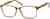 Angle view of Rectangle Glasses 2023625 in Tortoiseshell thumbnail