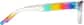 Side view of Rectangle Glasses 2023729 in Rainbow thumbnail