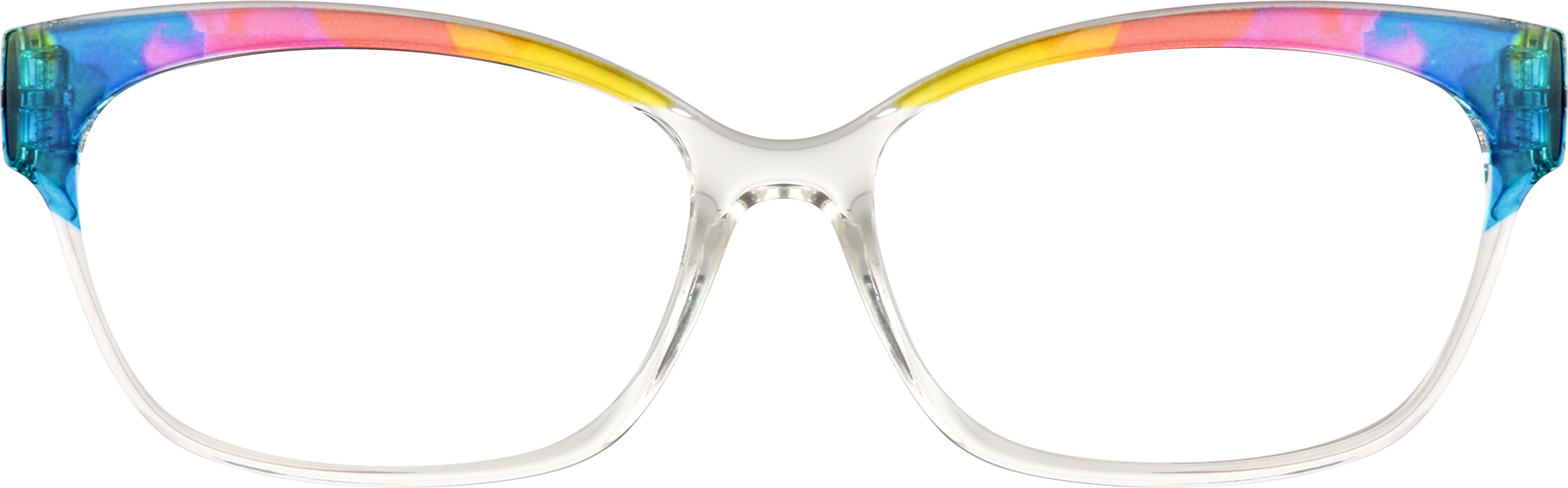 Rainbow Rectangle Glasses #2023729 | Zenni Optical