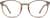 Front view of Round Glasses 2023815 in Brown thumbnail