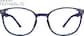 Front view of Round Glasses 2023816 in Cobalt thumbnail