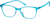 Angle view of Cat-Eye Glasses 2023916 in Turquoise Blue thumbnail