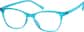 Angle view of Cat-Eye Glasses 2023916 in Turquoise Blue thumbnail