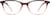 Front view of Rectangle Glasses 2023918 in Wine/Rose Ombre thumbnail