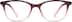 Rectangle Glasses 2023918 in Wine/Rose Ombre