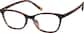Angle view of Cat-Eye Glasses 2023925 in Tortoiseshell thumbnail
