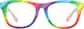 Front view of Castro Glasses 2024029 in Rainbow thumbnail