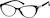 Angle view of Cat-Eye Glasses 2024221 in Black thumbnail