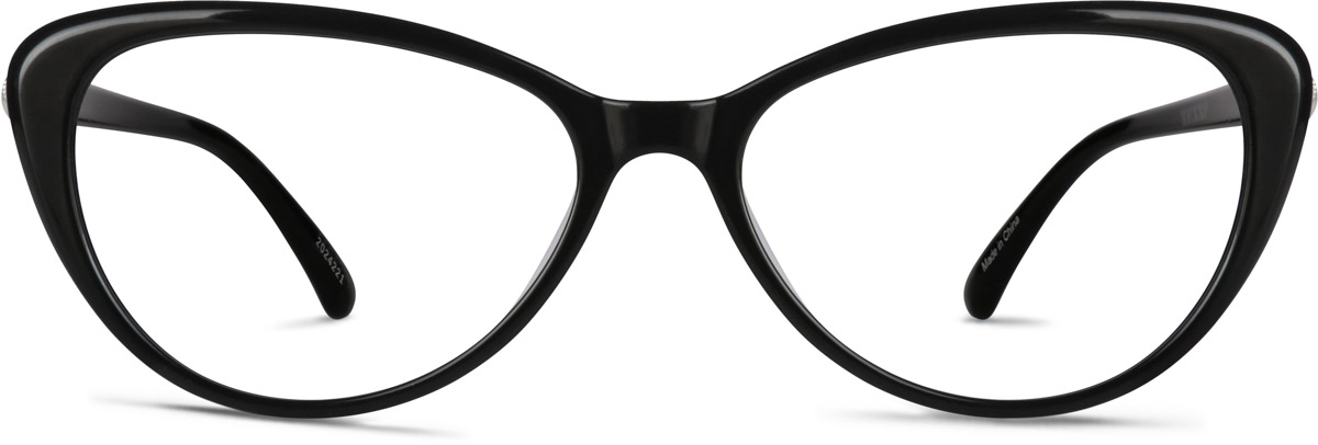 Black Cat-Eye Glasses
