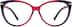 Cat-Eye Glasses 2024417 in Red